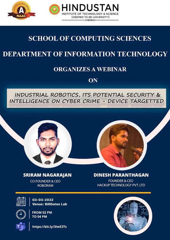 Dept.IT Hindusthan 1.3.22